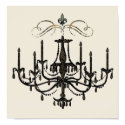 $14.95 Romance with a Chandelier Print French Love print