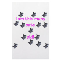 14 Cat Heads Old Customized Stationery