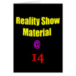 14 Reality Show Material Card