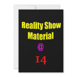 14 Reality Show Material Announcements