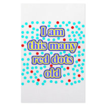 14 Red Dots Old Stationery Paper