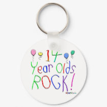 14 Year Olds Rock ! keychains by BirthdaysRock 14 Year Olds Rock ! keychains