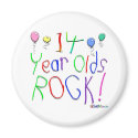 14 Year Olds Rock ! magnets by BirthdaysRock 14 Year Olds Rock ! magnets