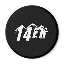 14er fridge magnet
