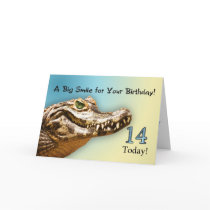 14th Birthday card