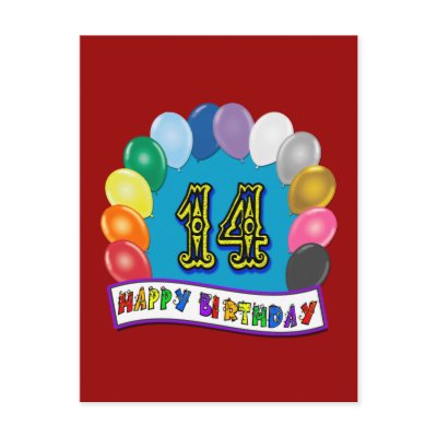 birthday balloons 14