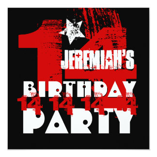 14th Birthday Invitations &amp; Announcements | Zazzle