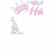14th Birthday Princess t-shirts