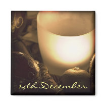 14th December • Candle • Magnet by SabineStGreetings 14th December • Candle • Magnet