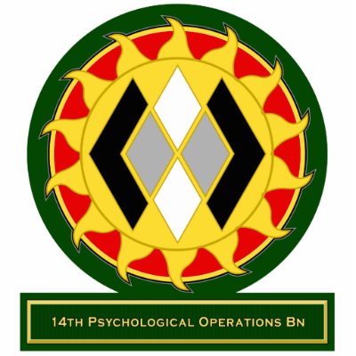14th Psychological Operations Battalion DUI Acrylic Cut Out by a2zgraphicsworks