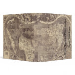 1507 Martin Waldseemuller World Map 3 Ring Binder
