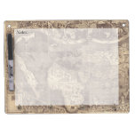 1507 Martin Waldseemuller World Map Dry Erase Whiteboards