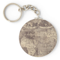 1507 Martin Waldseemuller World Map Key Chains