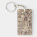 1507 Martin Waldseemuller World Map Acrylic Key Chain