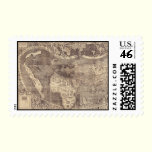 1507 Martin Waldseemuller World Map stamps