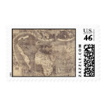 1507 Martin Waldseemuller World Map Postage