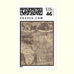 1507 Martin Waldseemuller World Map stamps