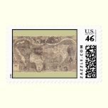 1507 Martin Waldseemuller World Map stamps