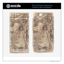1507 Martin Waldseemuller World Map Xperia Arc Skin