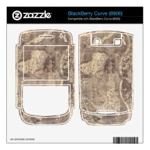 1507 Martin Waldseemuller World Map Skin For BlackBerry Curve