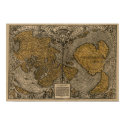 1531 Oronce Fine World Map posters
