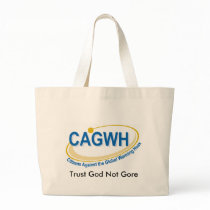 156507_logo_final, Trust God Not Gore Canvas Bag