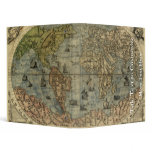 1565 Ferando Berteli Antique World Map binders