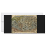1565 Ferando Berteli Antique World Map rack cards