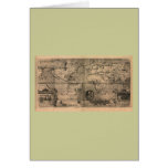 1581 Antique World Map by Nicola van Sype Greeting Cards