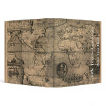 1581 Nicola van Sype Antique World Map binders