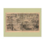 1581 Nicola van Sype Antique World Map Postcard