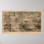 1581 Nicola van Sype World Map Print