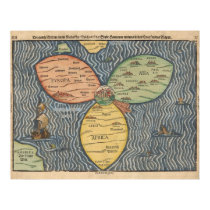 1581 World Map posters