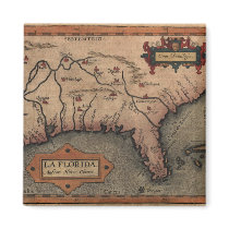 1584 La Florida Map Magnet