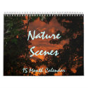 15 Month Calendar, NatureScenes