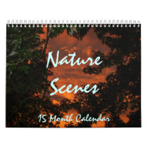 15 Month Calendar, NatureScenes