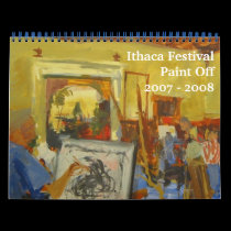 15 Month Ithaca Festival Paint Off Calendar