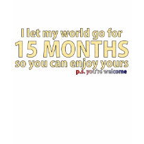 15 Months t-shirts
