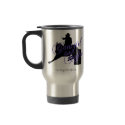 15 oz. Barrel Racing ConC Travel MUG by CowgirlOnCoffee 15 oz. Barrel Racing ConC Travel MUG
