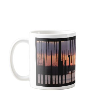 15 oz. Classic White Sunset Coffee Mug by teamiceheave