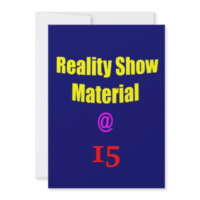 15 Reality Show Material Custom Invites by thatsabigbirthday6