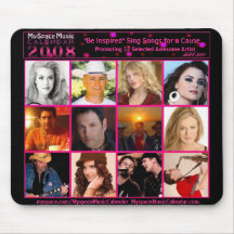 15 SELECTED ARTIST MOUSEPAD LIKE OUR CALENDAR