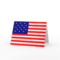 15 star/15 stripe flag - Card