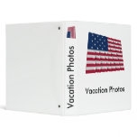 15-star flag 3 ring binder