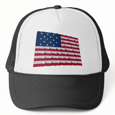 15-star flag hats by Vexillophile
