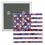 15 Star Us Flag buttons
