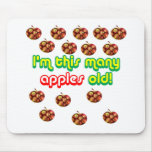 15 This Many Apples Old Mousepads