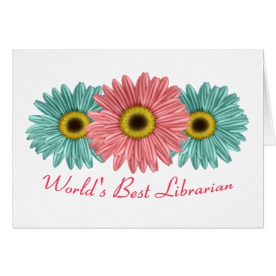 15 world's best librarian greeting card by MishMoshTees