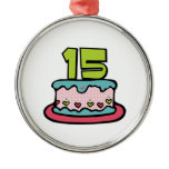 15 Year Old Birthday Cake Ornaments
