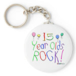 15 Year Olds Rock ! Keychain